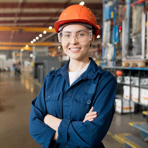 Young Smiling Female Technician
